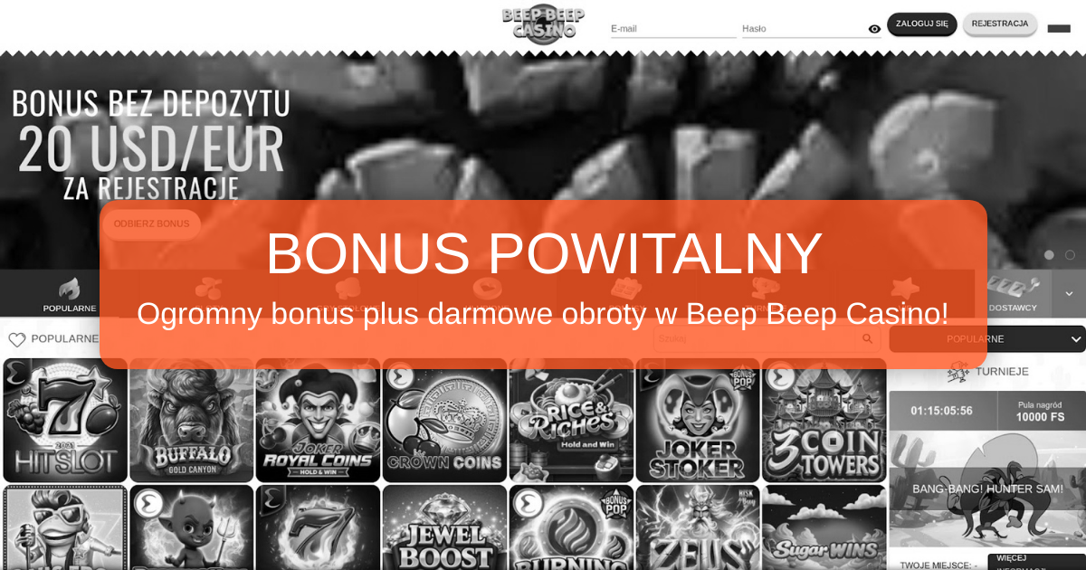 Beep Beep Casino bonus 2026 | Sprawdzona recenzja Polska