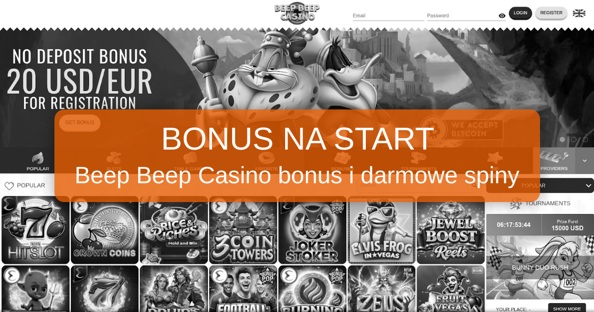 Beep Beep Casino bonus 2026 - Zweryfikowane Oferty w Polsce